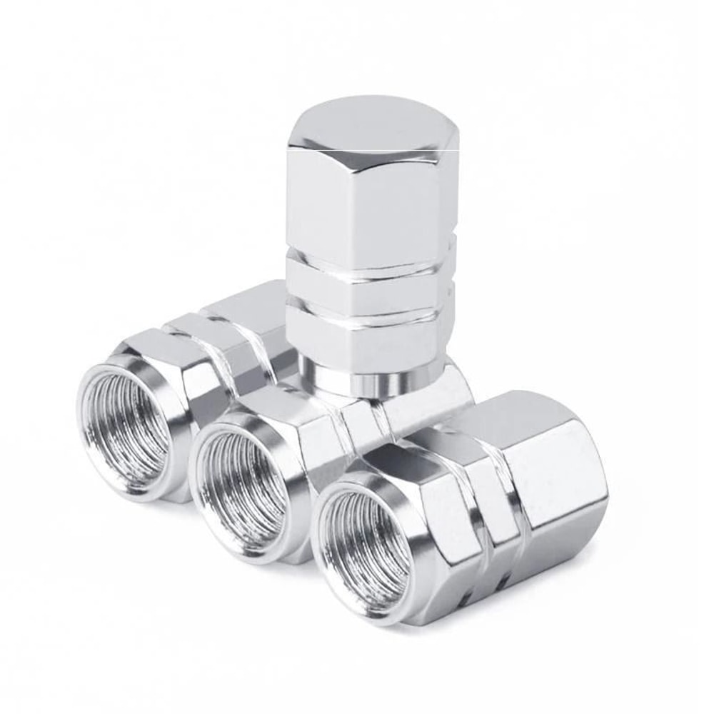 Aluminum Alloy Tire Valve Caps Waterproof Stem Covers For Cars And Motorcycles 2