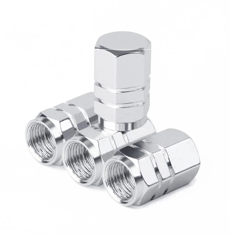 Aluminum Alloy Tire Valve Caps Waterproof Stem Covers For Cars And Motorcycles 2