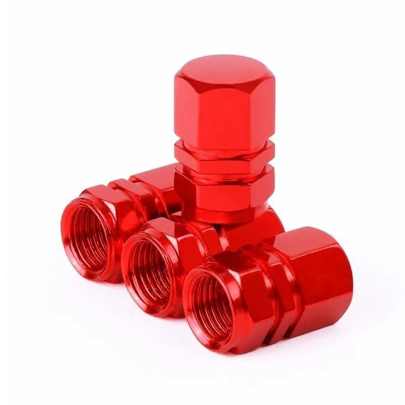 Aluminum Alloy Tire Valve Caps Waterproof Stem Covers For Cars And Motorcycles 4