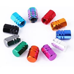 aluminum alloy tire valve caps waterproof stem covers for cars and motorcycles