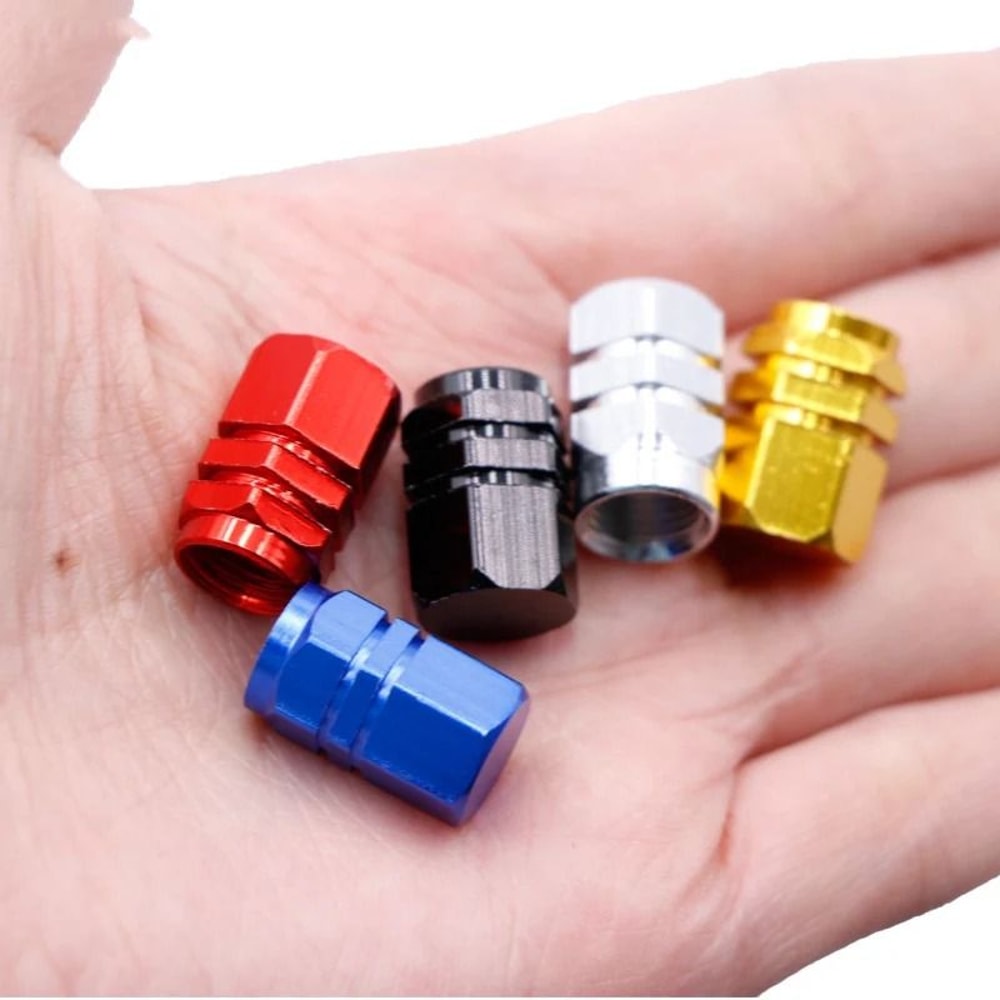 Aluminum Alloy Tire Valve Caps Waterproof Stem Covers For Cars And Motorcycles 6