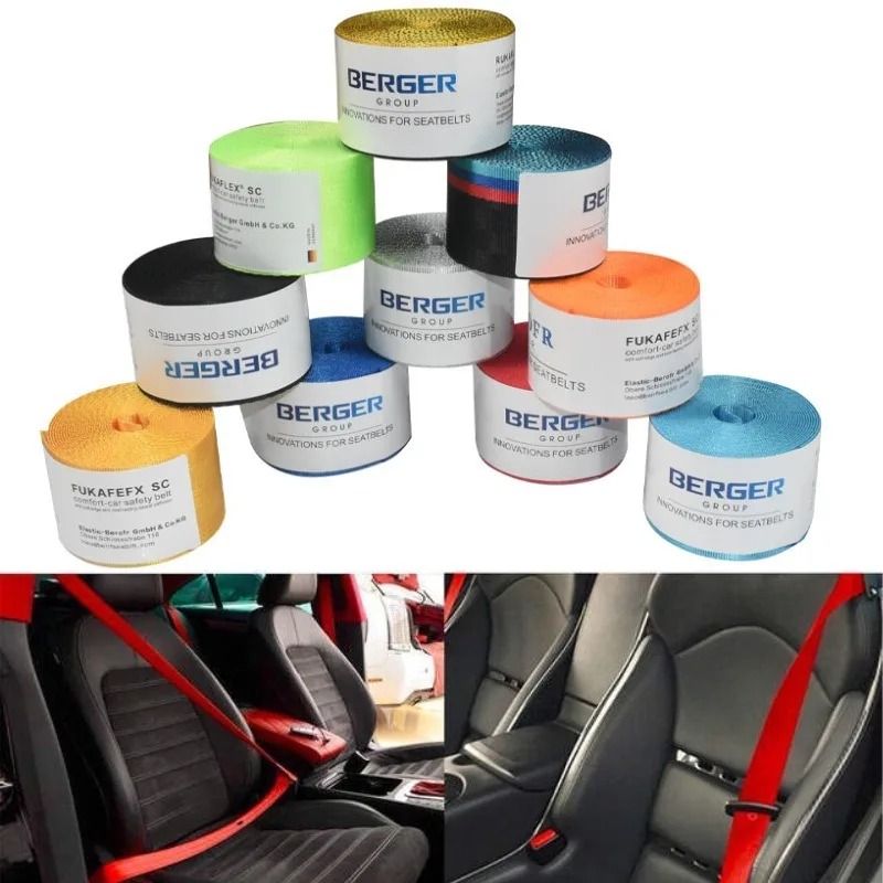 Universal Retractable Car Seat Belt Webbing Safety Strap For Vehicle Conversions 11