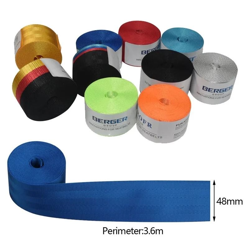 Universal Retractable Car Seat Belt Webbing Safety Strap For Vehicle Conversions 9