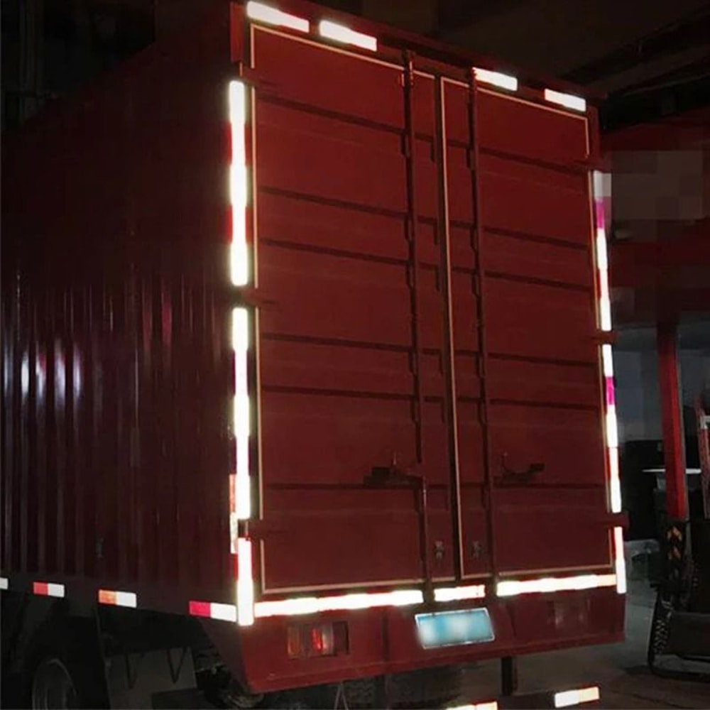 Adhesive Reflective Warning Plate Stickers For Trucks Motorcycles And Vehicles 11