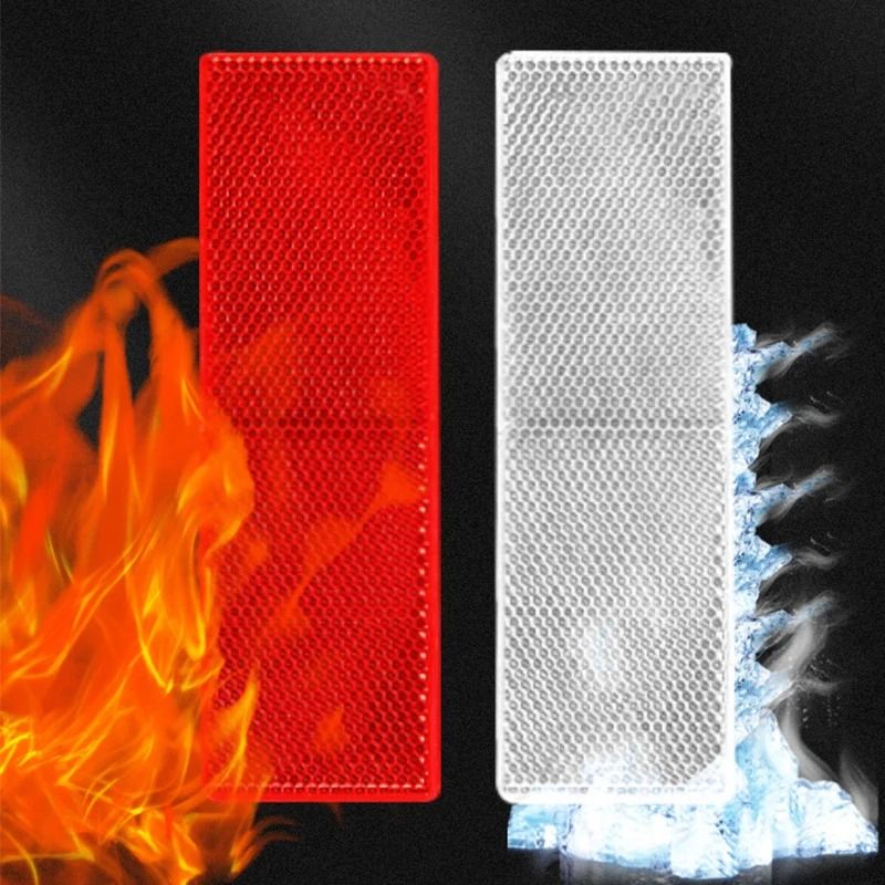 Adhesive Reflective Warning Plate Stickers For Trucks Motorcycles And Vehicles 8