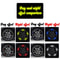 Universal Motorcycle Rim Reflective Stickers Wheel Safety Strip Set 10
