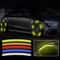 Universal Motorcycle Rim Reflective Stickers Wheel Safety Strip Set 12