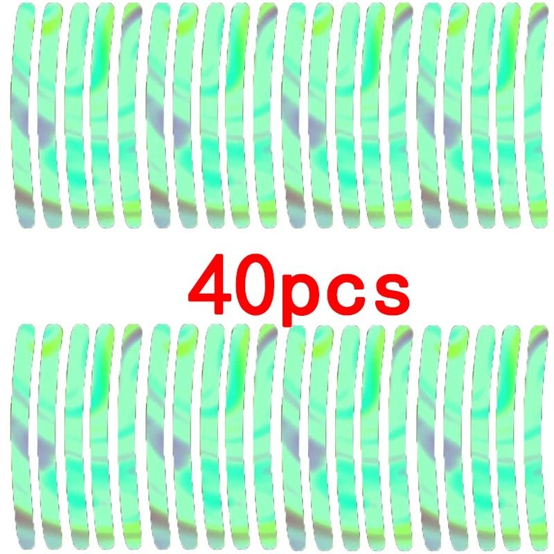 Universal Motorcycle Rim Reflective Stickers Wheel Safety Strip Set 3