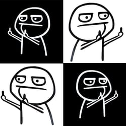 funny middle finger car vinyl sticker reflective decal for cars and motorcycles