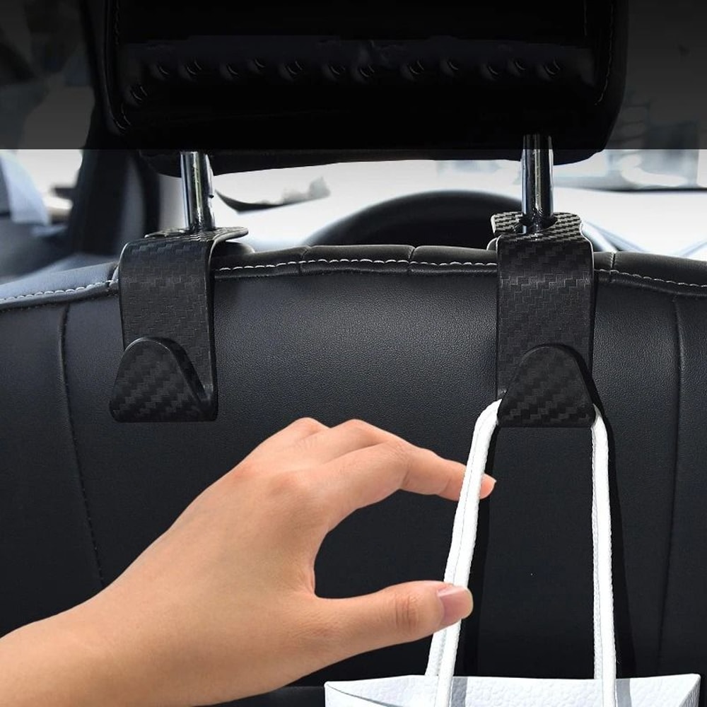Car Seat Back Hooks Headrest Hanger Organizer For Bags And Groceries 10