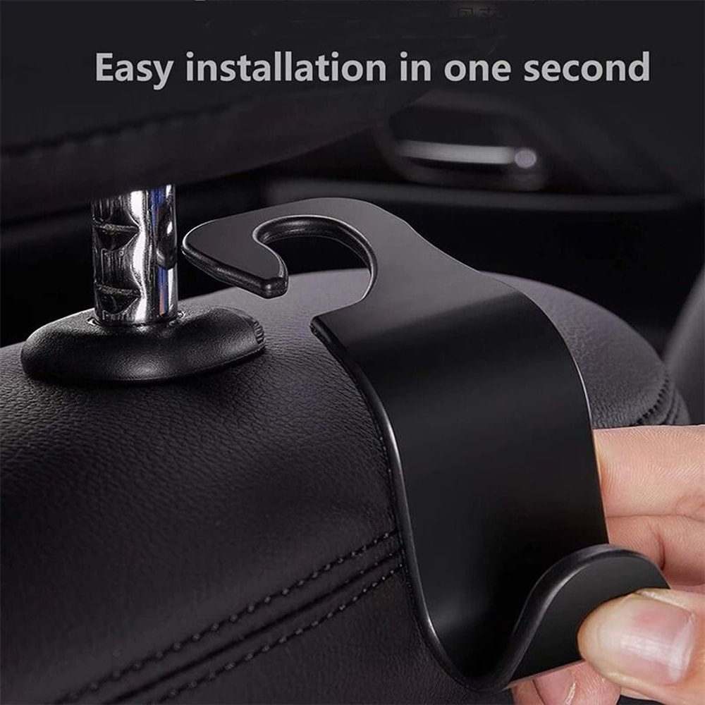 Car Seat Back Hooks Headrest Hanger Organizer For Bags And Groceries 7