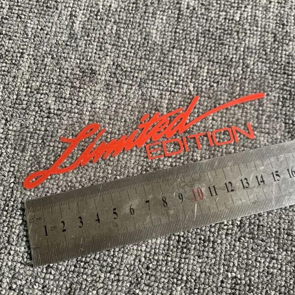 Limited Edition Reflective Car Letter Decal Laser Style Vinyl Sticker 6