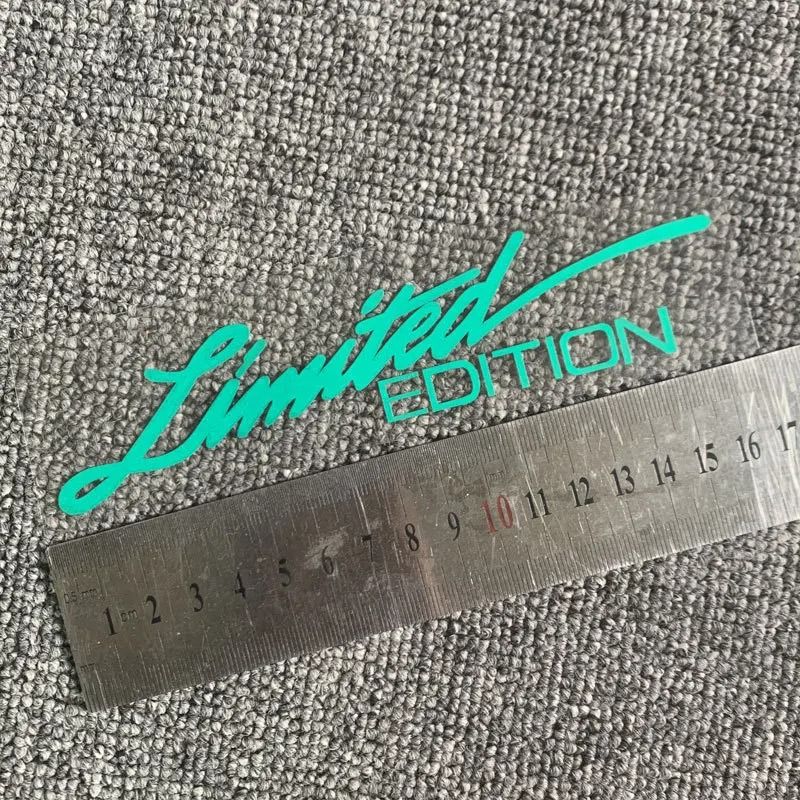 Limited Edition Reflective Car Letter Decal Laser Style Vinyl Sticker 5