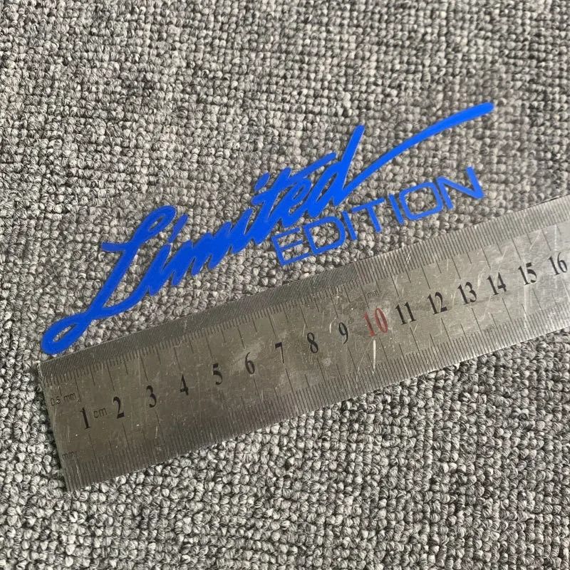 Limited Edition Reflective Car Letter Decal Laser Style Vinyl Sticker 4