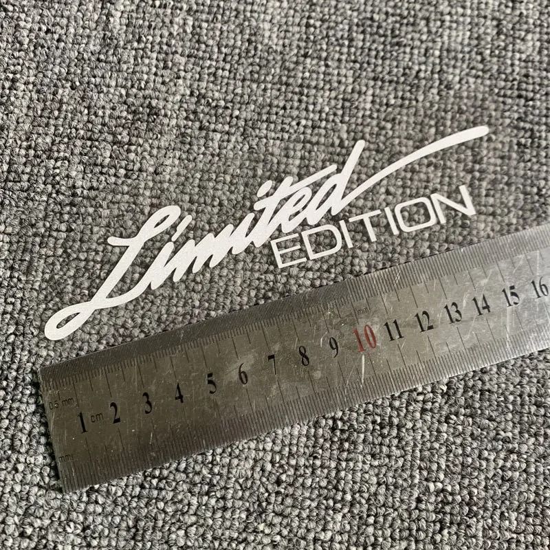 Limited Edition Reflective Car Letter Decal Laser Style Vinyl Sticker 1