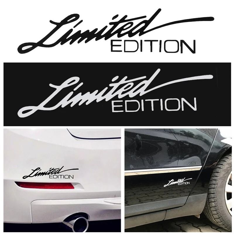 Limited Edition Reflective Car Letter Decal Laser Style Vinyl Sticker 8
