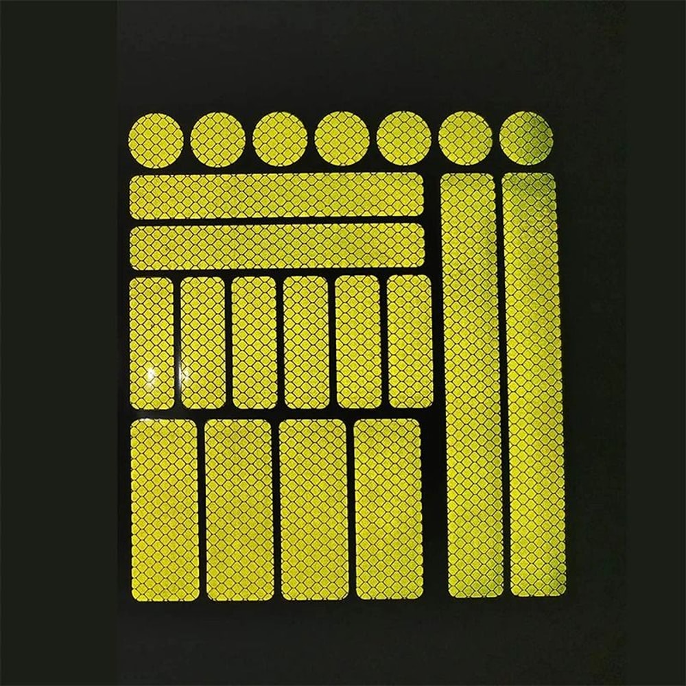 Universal Reflective Warning Tape Stickers For Cars Motorcycles And Bicycles 8