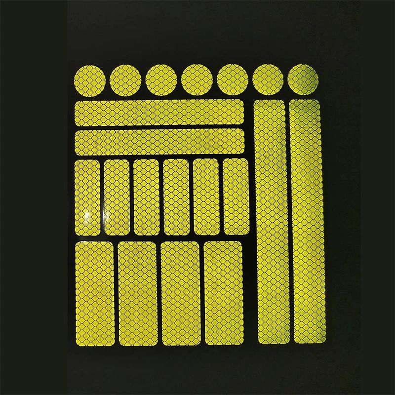 Universal Reflective Warning Tape Stickers For Cars Motorcycles And Bicycles 8