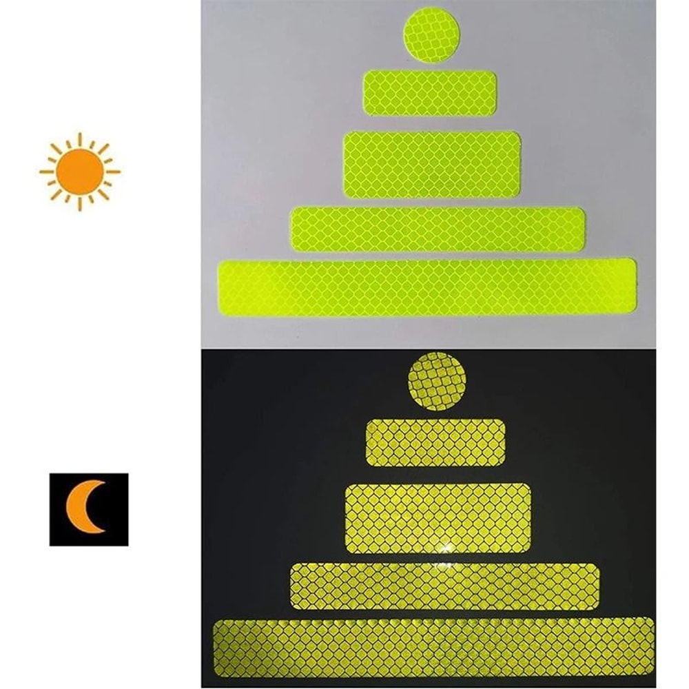 Universal Reflective Warning Tape Stickers For Cars Motorcycles And Bicycles 5