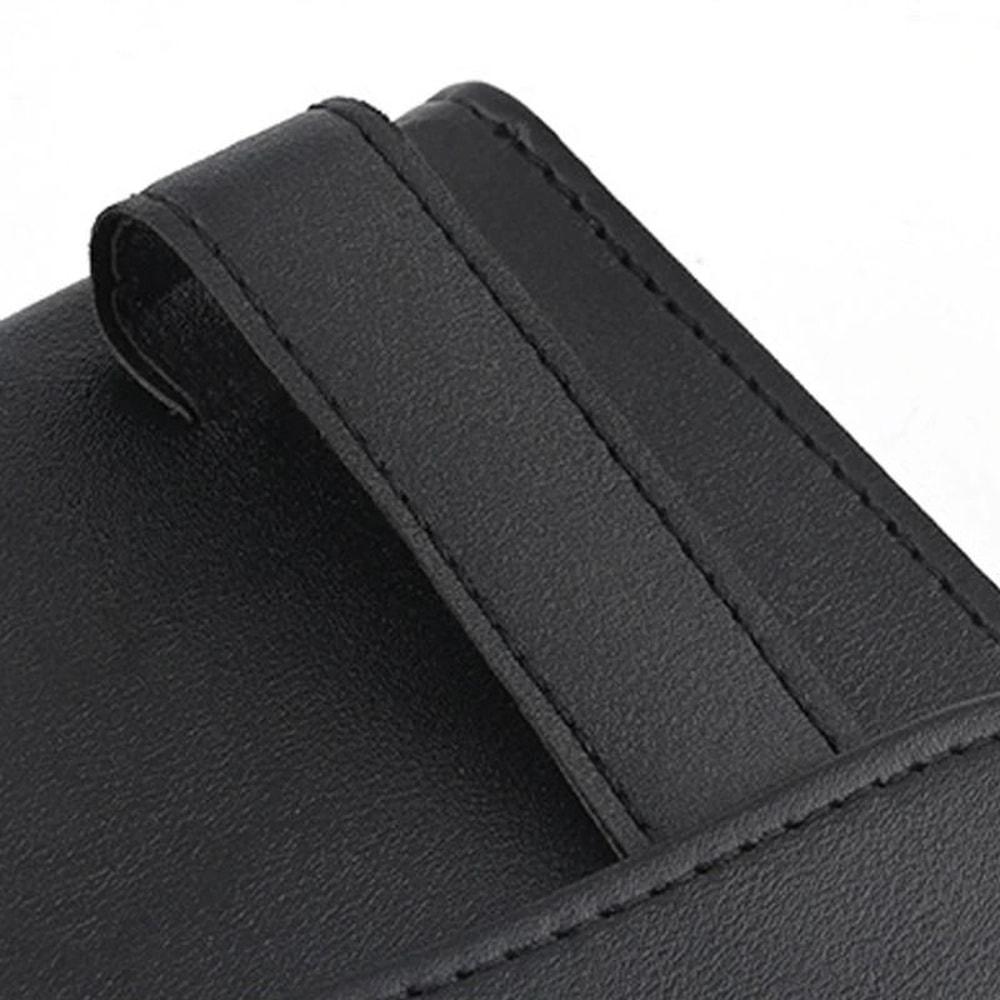 Bling Crystal Car Tissue Box Sun Visor Hanging Holder With Diamond Leather Design 6