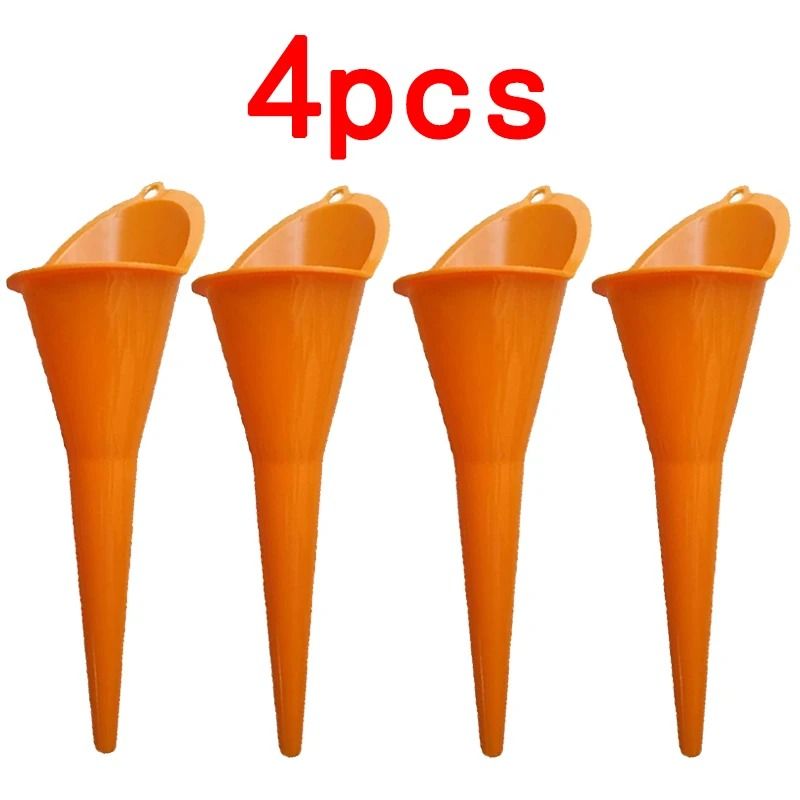 Long Stem Oil And Fuel Funnel Set Anti Splash Refueling Tools For Cars And Motorcycles 4