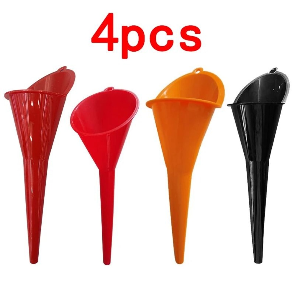 Long Stem Oil And Fuel Funnel Set Anti Splash Refueling Tools For Cars And Motorcycles 5