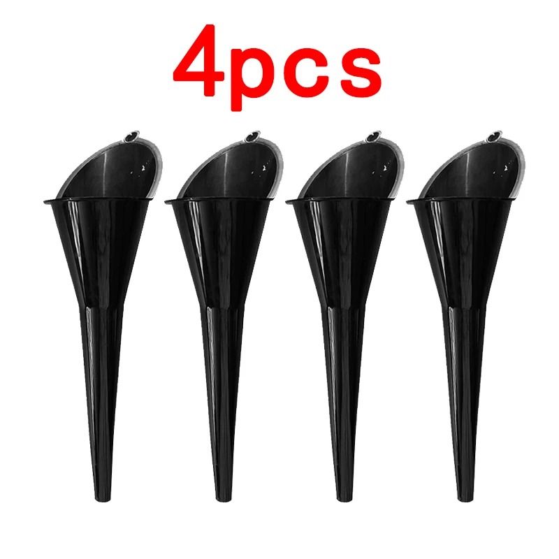Long Stem Oil And Fuel Funnel Set Anti Splash Refueling Tools For Cars And Motorcycles 3
