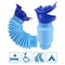 Portable Adult Urinal Bottle 750ml Travel Urine Container For Car And Outdoor Use 5