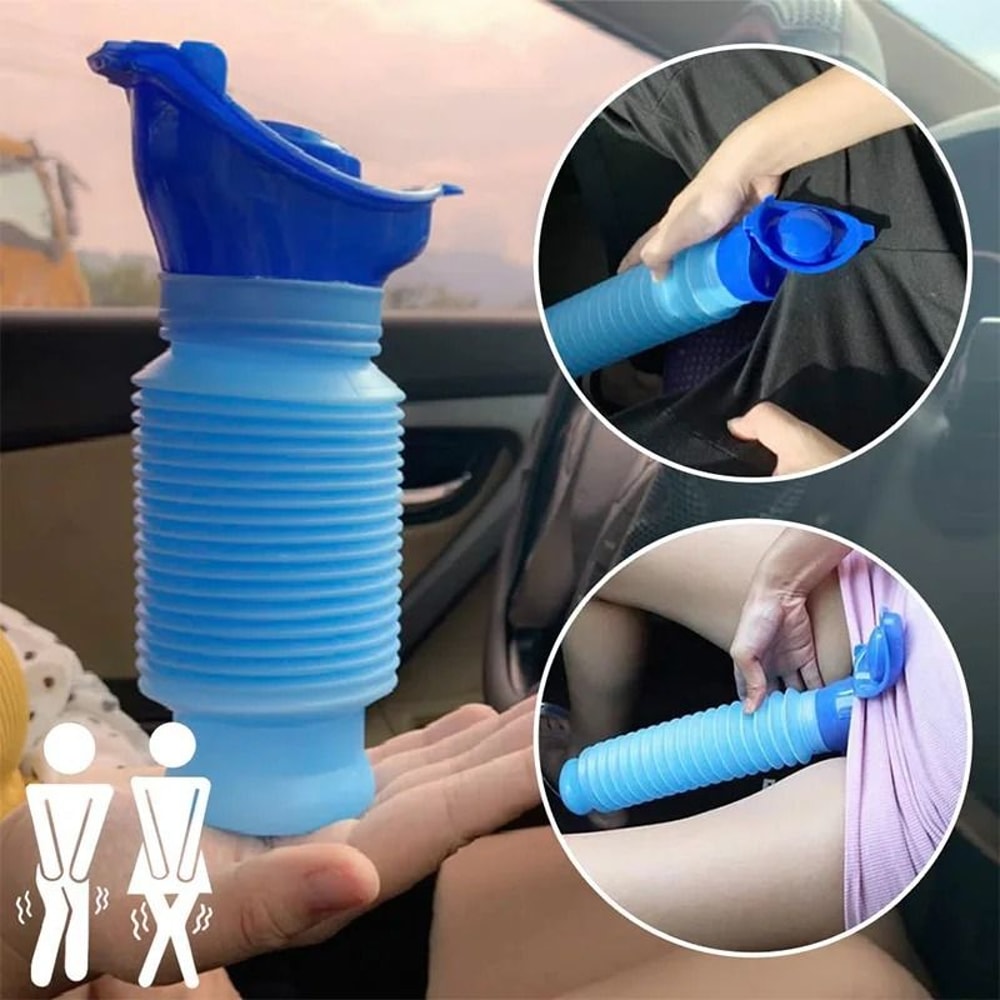 Portable Adult Urinal Bottle 750ml Travel Urine Container For Car And Outdoor Use 7