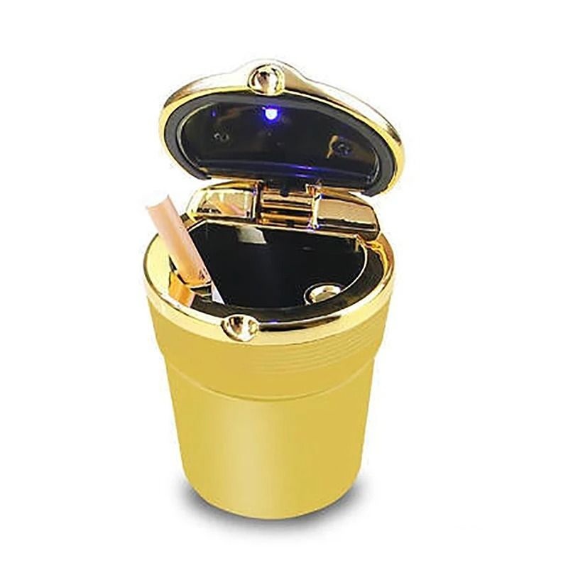 Universal LED Car Ashtray Portable Covered Ashtray Holder Cup 1