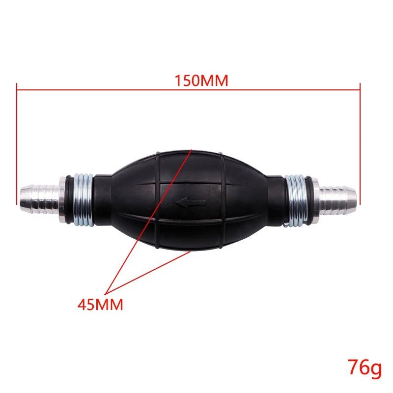 Universal Manual Fuel Transfer Pump Rubber Hand Primer Bulb For Petrol And Diesel 5