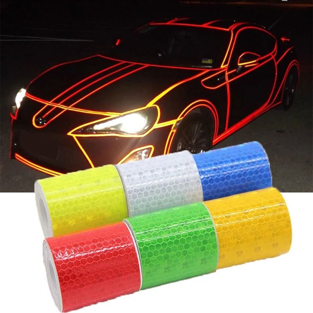 5 Cm Reflective Safety Tape Strip For Cars Motorcycles And Vehicles 11