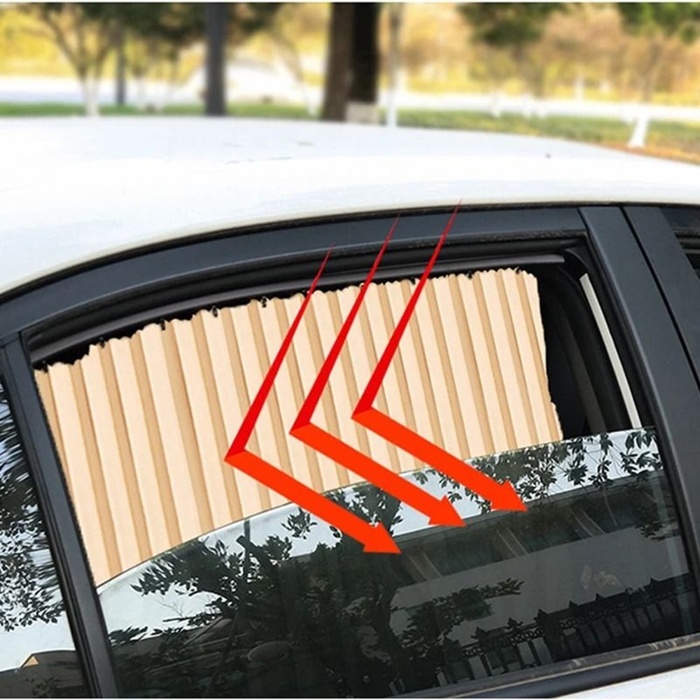 Magnetic Car Sunshade Window Curtain UV Protection Privacy Window Shade Set 10