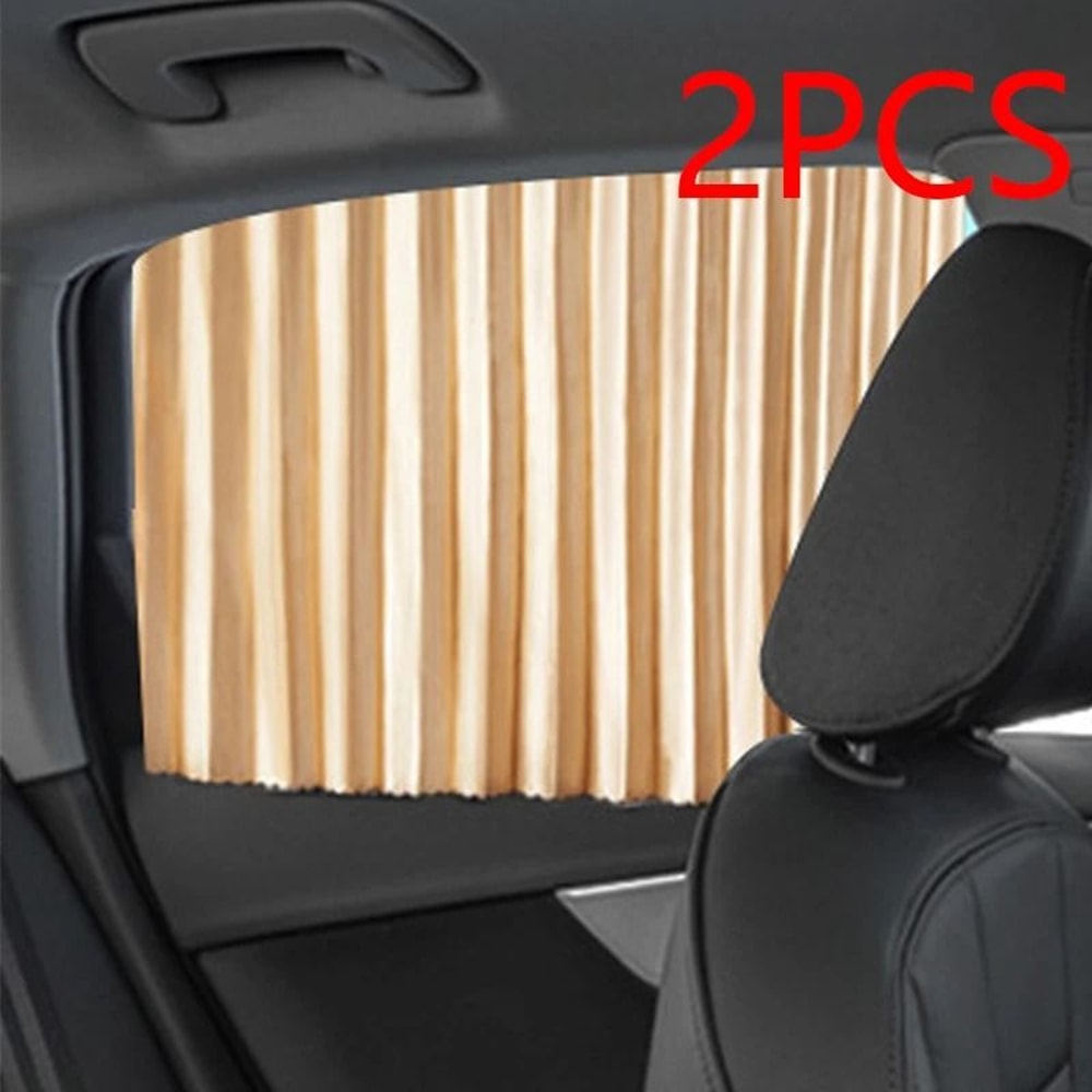 Magnetic Car Sunshade Window Curtain UV Protection Privacy Window Shade Set 3