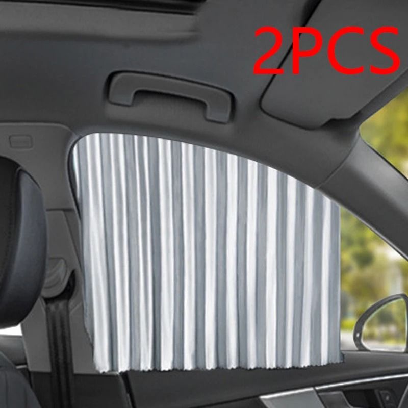 Magnetic Car Sunshade Window Curtain UV Protection Privacy Window Shade Set 5