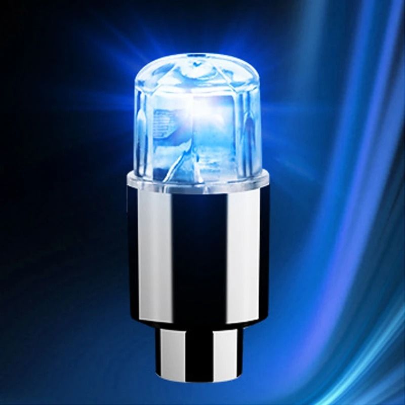 LED Wheel Valve Stem Lights Tire Hub Caps For Cars And Motorcycles 1