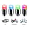 LED Wheel Valve Stem Lights Tire Hub Caps For Cars And Motorcycles 0