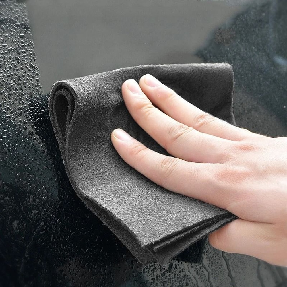 Thickened Microfiber Cleaning Cloth Reusable Glass And Car Window Wipe Towel 0