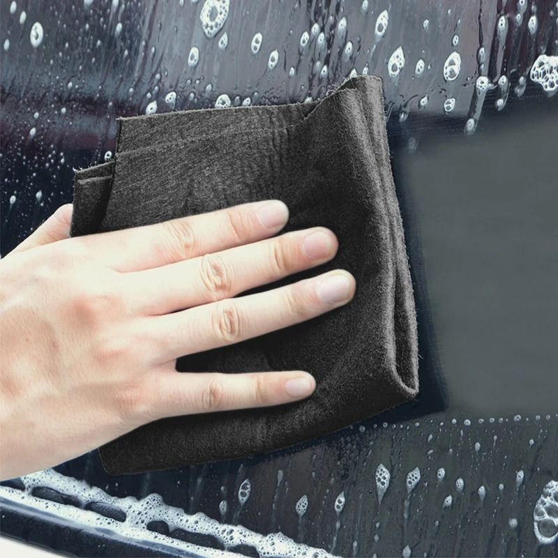 Thickened Microfiber Cleaning Cloth Reusable Glass And Car Window Wipe Towel 8