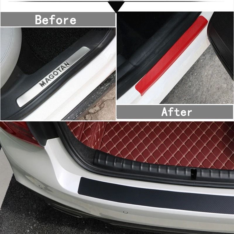 Universal Car Trunk Bumper Protection Strip Anti Scratch Tailgate Guard 5