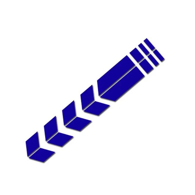 Motorcycle Arrow Reflective Stickers Safety Fender Decals Waterproof Warning Tape 6