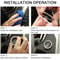 Crystal Rhinestone Engine Start Button Ring Car Interior Bling Decoration 8
