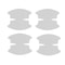 Invisible Car Door Handle Scratch Protector Bowl Stickers Anti Collision Protection Set 2