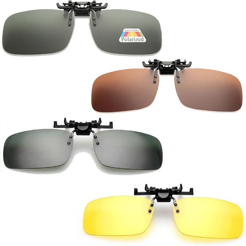 Polarized Clip On Sunglasses UV400 Night Vision Glasses For Driving And Outdoor Use 0