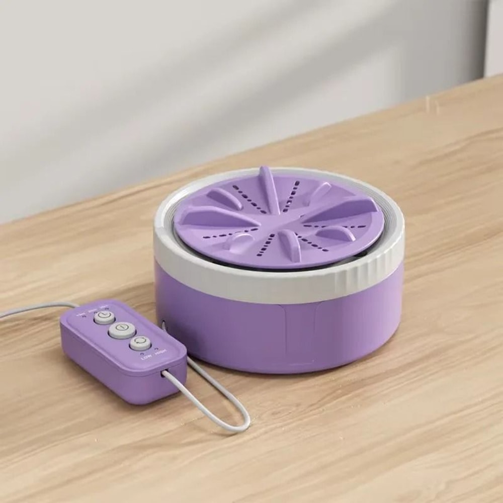 Portable Mini Washing Machine With 3 Gear Timer For Underwear Socks And Baby Clothes 2