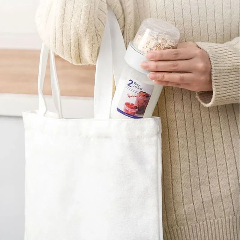 Double Layer Overnight Oats Container Portable Breakfast And Snack Cup 8