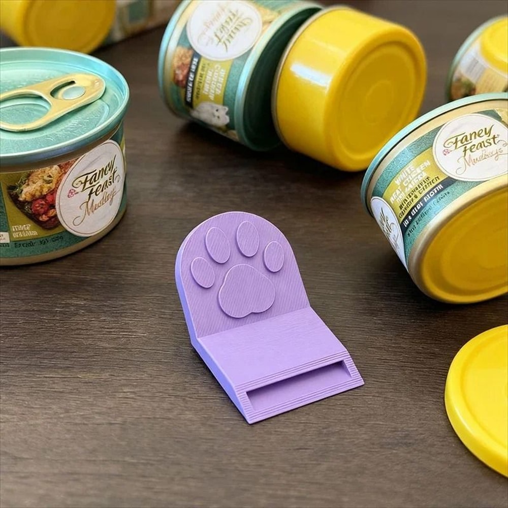 Ergonomic Pet Food Can Opener Easy Grip Non Slip Tool For Cat And Dog Food 4