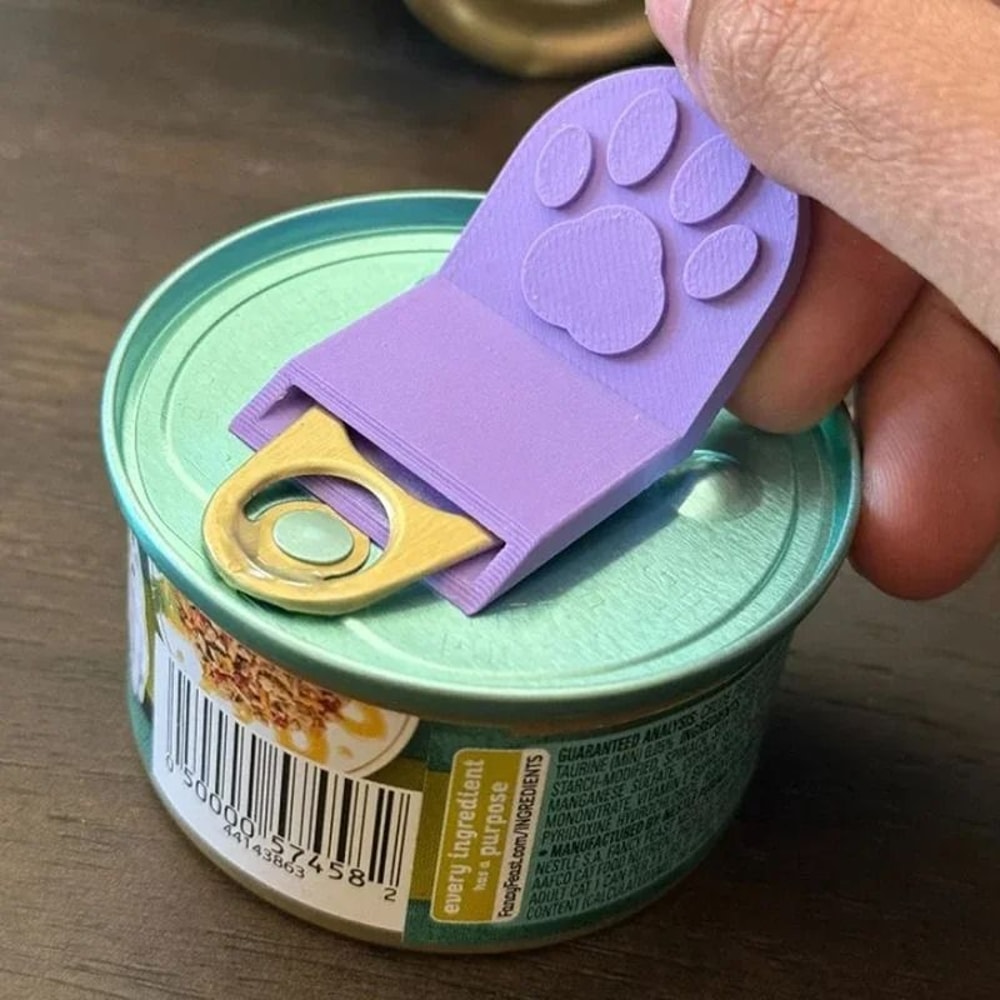 Ergonomic Pet Food Can Opener Easy Grip Non Slip Tool For Cat And Dog Food 5