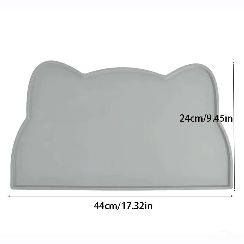 Silicone Pet Feeding Mat Waterproof Non Slip Food Bowl Mat 5