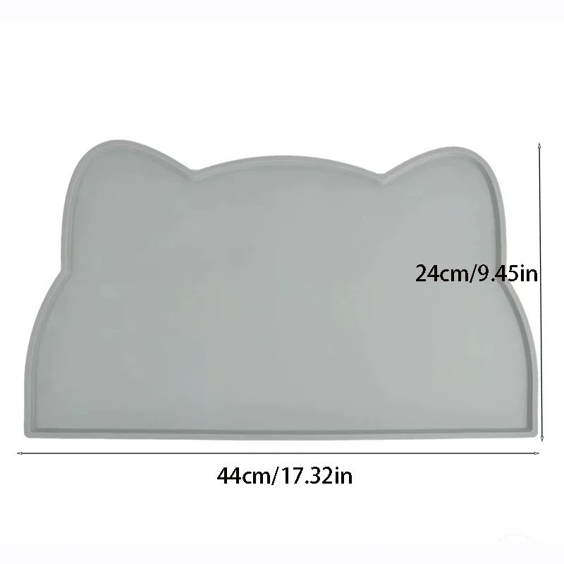 Silicone Pet Feeding Mat Waterproof Non Slip Food Bowl Mat 5
